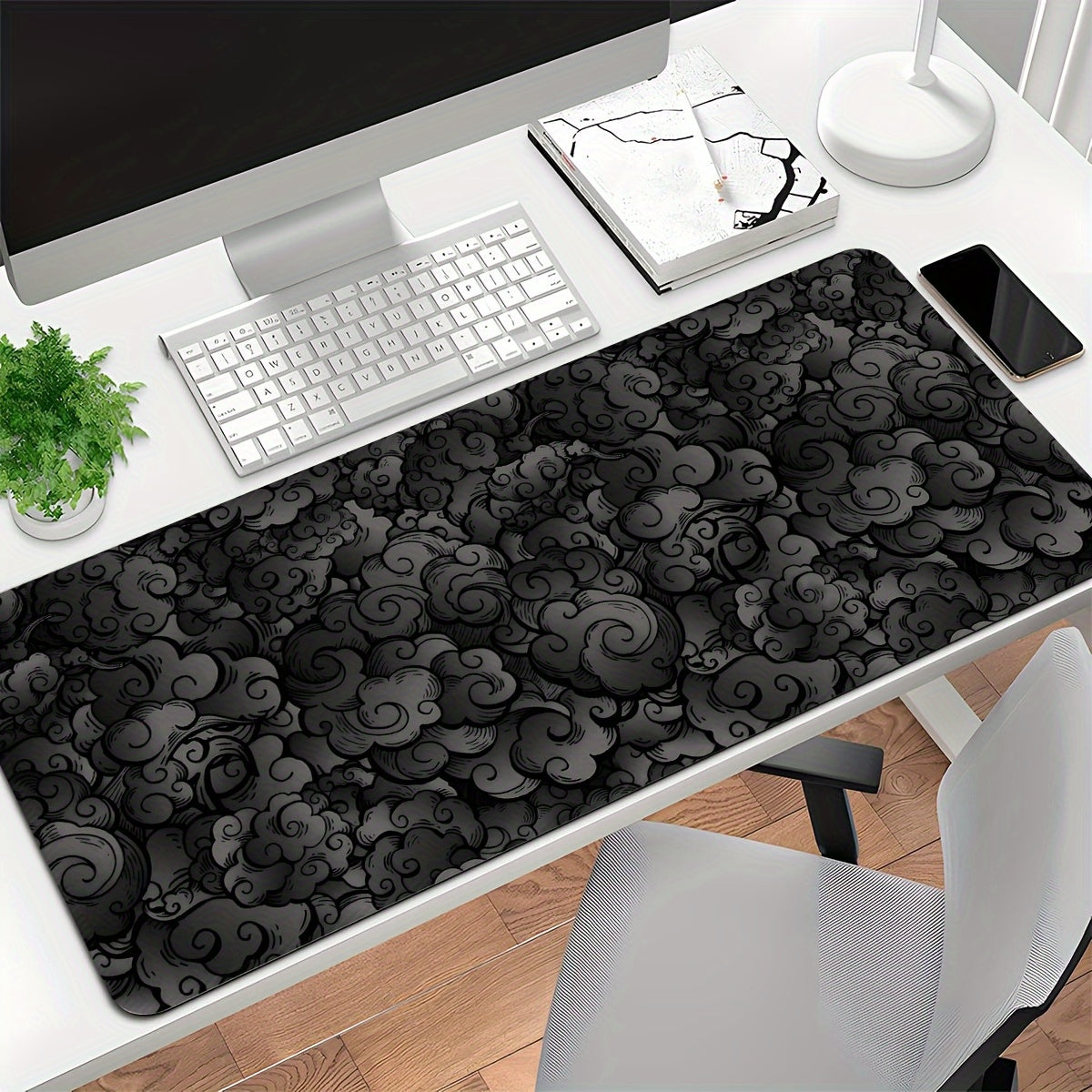 XXL Large Gaming Mouse Pad - Extra Wide Extended Desk Mat with Non-Slip Base, Thickened Rubber Surface, Precision Stitching - Extra Large Computer Mat for PC, Laptop, Office, Streaming - Anti-Fraying Edges - Ideal Gaming Desk
