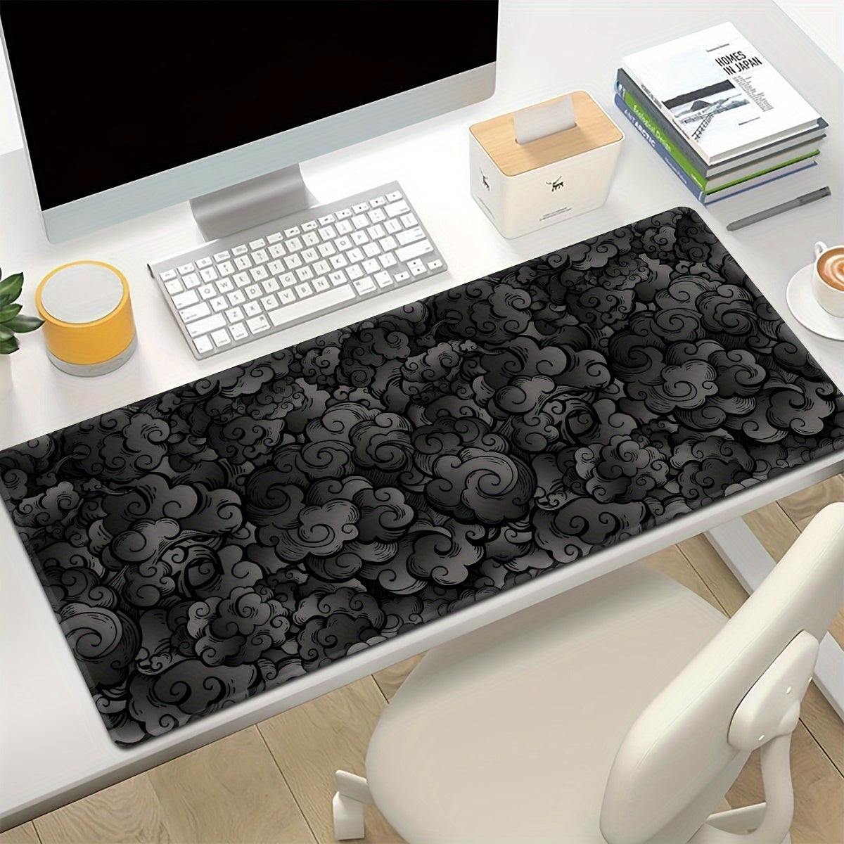 XXL Large Gaming Mouse Pad - Extra Wide Extended Desk Mat with Non-Slip Base, Thickened Rubber Surface, Precision Stitching - Extra Large Computer Mat for PC, Laptop, Office, Streaming - Anti-Fraying Edges - Ideal Gaming Desk