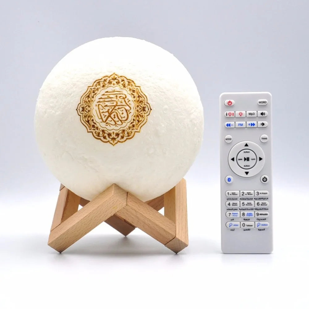 Holy Mini Bright Muslim Night Light Quran Lamp Box Koran Gift Azan Wireless Bluetooth Speaker Sound Portable Blutooth Music Home