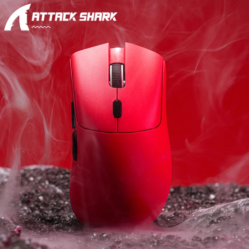 R1 Attack Shark Wireless Mouse Bluetooth Gaming Mouse PAW3311 Sensor,1000Hz Return-rate,Tri-mode,Ergonomic,Rechargeable