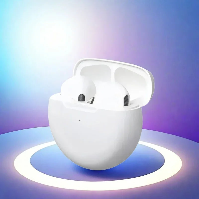 Pro 6 TWS Bluetooth Earphones Wireless Bluetooth Headset Noise Canceling Earbuds with Mic Pro6 Wireless Headphones for IPhone