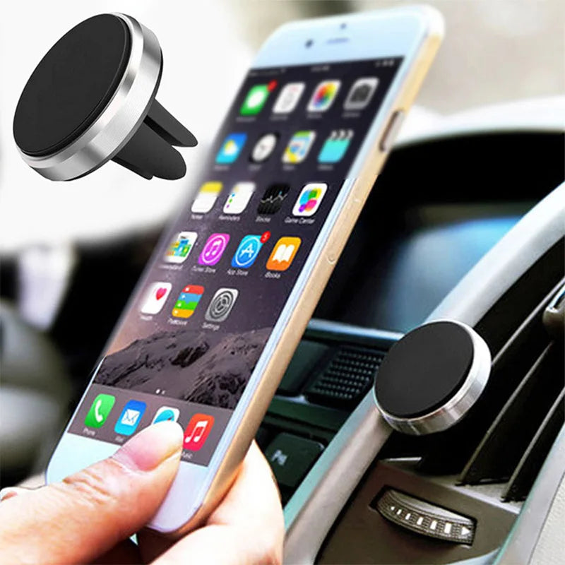 Magnetic Car Phone Holder Mount Air Vent Smartphone Mobile Stand Bracket Cell GPS Support in Car For iPhone Xiaomi Mi Samsung LG
