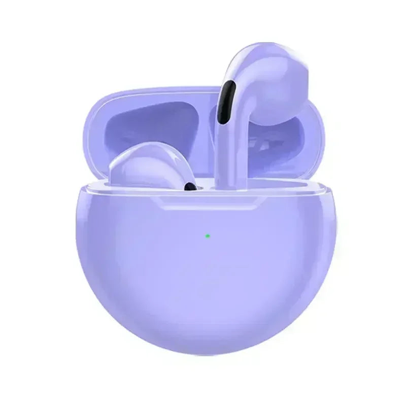 Pro 6 TWS Bluetooth Earphones Wireless Bluetooth Headset Noise Canceling Earbuds with Mic Pro6 Wireless Headphones for IPhone