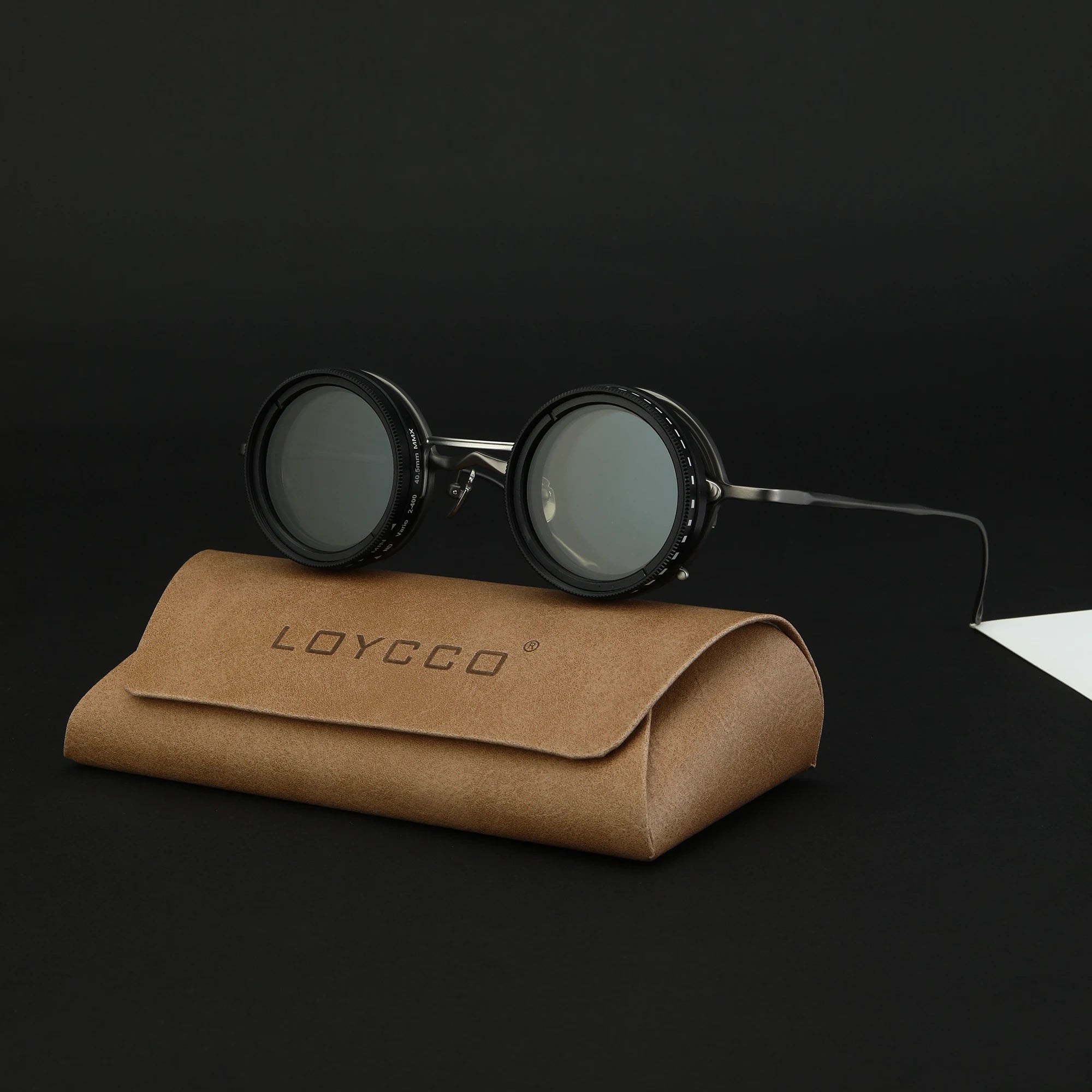 Customized Magnetic Myopia Clip on ND9 adjustable dimming sunglasses