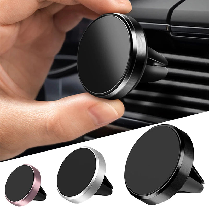 Magnetic Car Phone Holder Mount Air Vent Smartphone Mobile Stand Bracket Cell GPS Support in Car For iPhone Xiaomi Mi Samsung LG