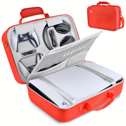 2025 New PS5 Portable Storage Bag, Dirt-resistant, Scratch-resistant, Large Capacity, PS5 Travel Bag, Set Storage, Compatible With PS5 Disc/digital Version Console, Controller, Headset, Game Disc And Accessories, Suitable For