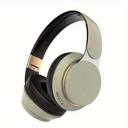 Wireless BT Headphones Over Ear Comfortable Foldable Headset with Built-in Microphone Ideal for School Tablet PC TV Mobile Travel Winter Gifts HD Sound Quality