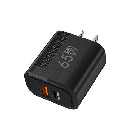 USB C GAN Charger Total 65W Fast Charging PD Type C Quick Charge High Speed ​​Mobile Phone Adapter For iPhone 15 14 Xiaomi Samsung
