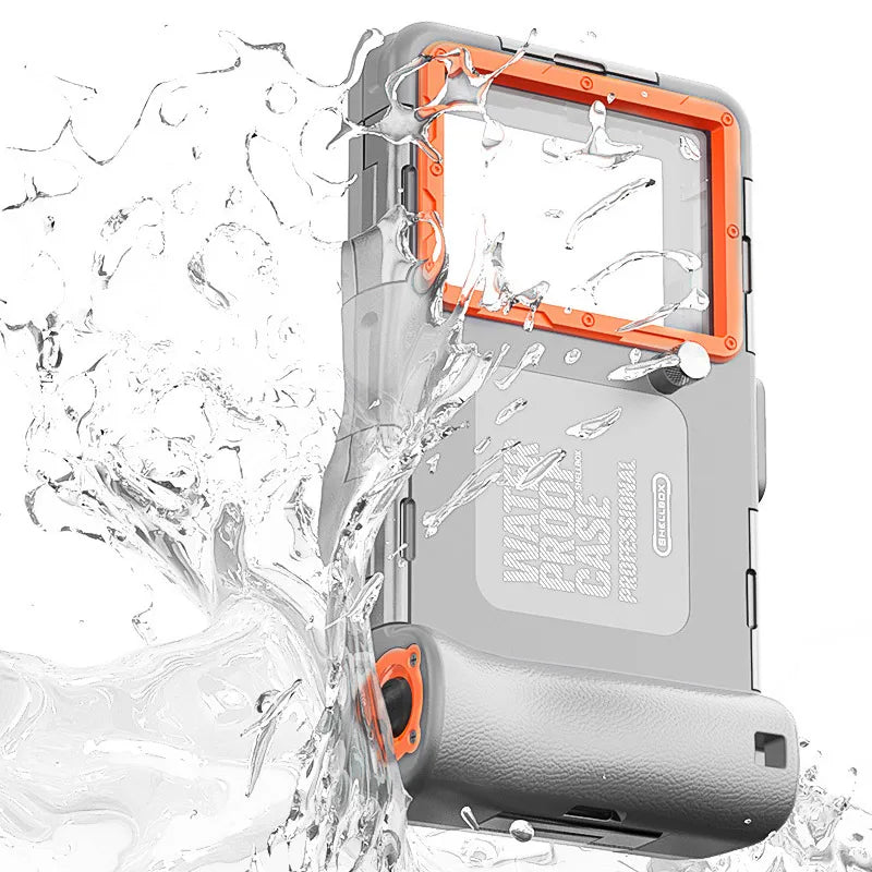 Waterproof Phone Case Holsters &amp; 15m Diving 50ft Swimming Premium Protective Housing &amp; Lanyard For iPhone Samsung 6.8" Phone