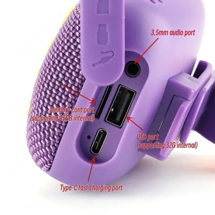 Outdoor Bicycle TG392 Portable Bluetooth Speaker TWS Wireless Mini Bass FM Radio Soundbar Boombox Riding Music Play Loudspeaker