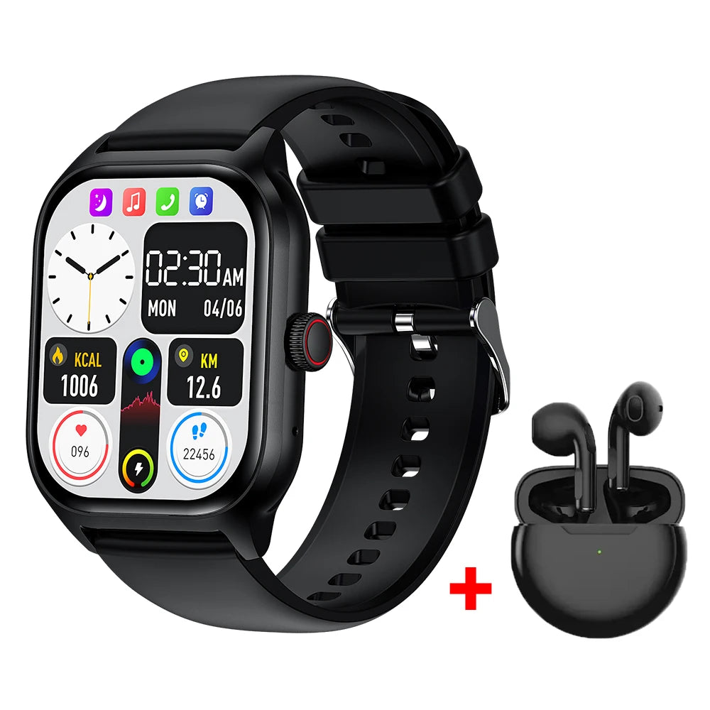 LEMFO LT10 Smart Watch 2024 Android Gift Bluetooth Call Smartwatch 2024 Touch Dial Music Fitness Tracker Sports Watches 