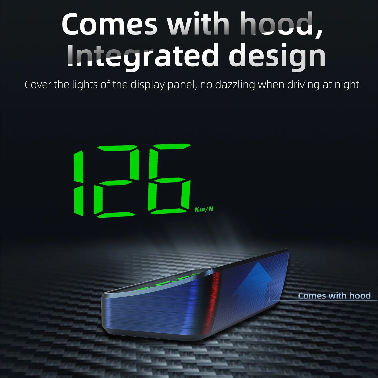 M2 GPS HUD Head Up Display Car Universal Speedometer KMH USB Cable Plug &amp; Play GPS &amp; Beidou Dual Satellite System
