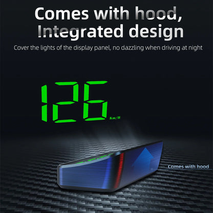 M2 GPS HUD Head Up Display Car Universal Speedometer KMH USB Cable Plug &amp; Play GPS &amp; Beidou Dual Satellite System