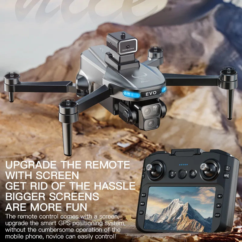 SG901MAX GPS Drone 8K Professional HD Dual Camera With Screen 5G WIFI 360°Obstacle Avoidance Brushless Foldable Quadcopter Drone