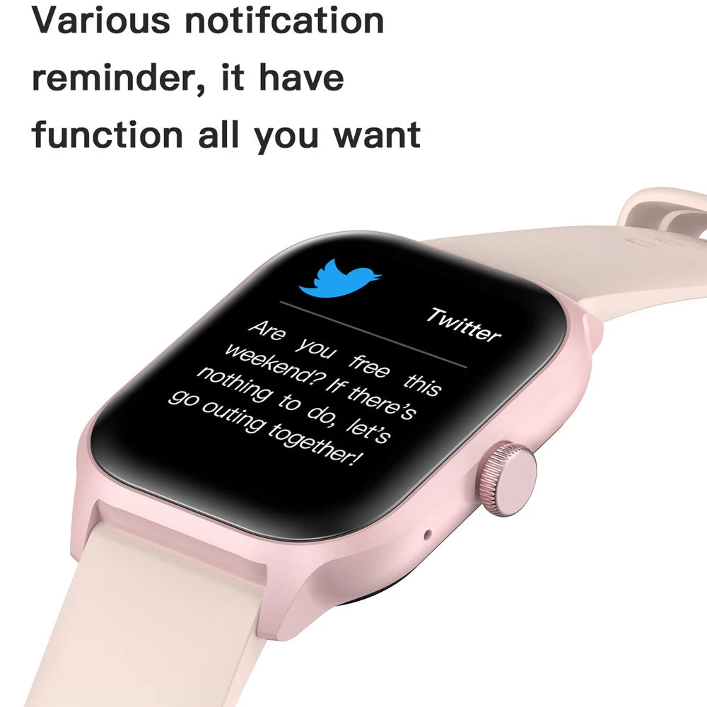 LEMFO LT10 Smart Watch 2024 Android Gift Bluetooth Call Smartwatch 2024 Touch Dial Music Fitness Tracker Sports Watches 
