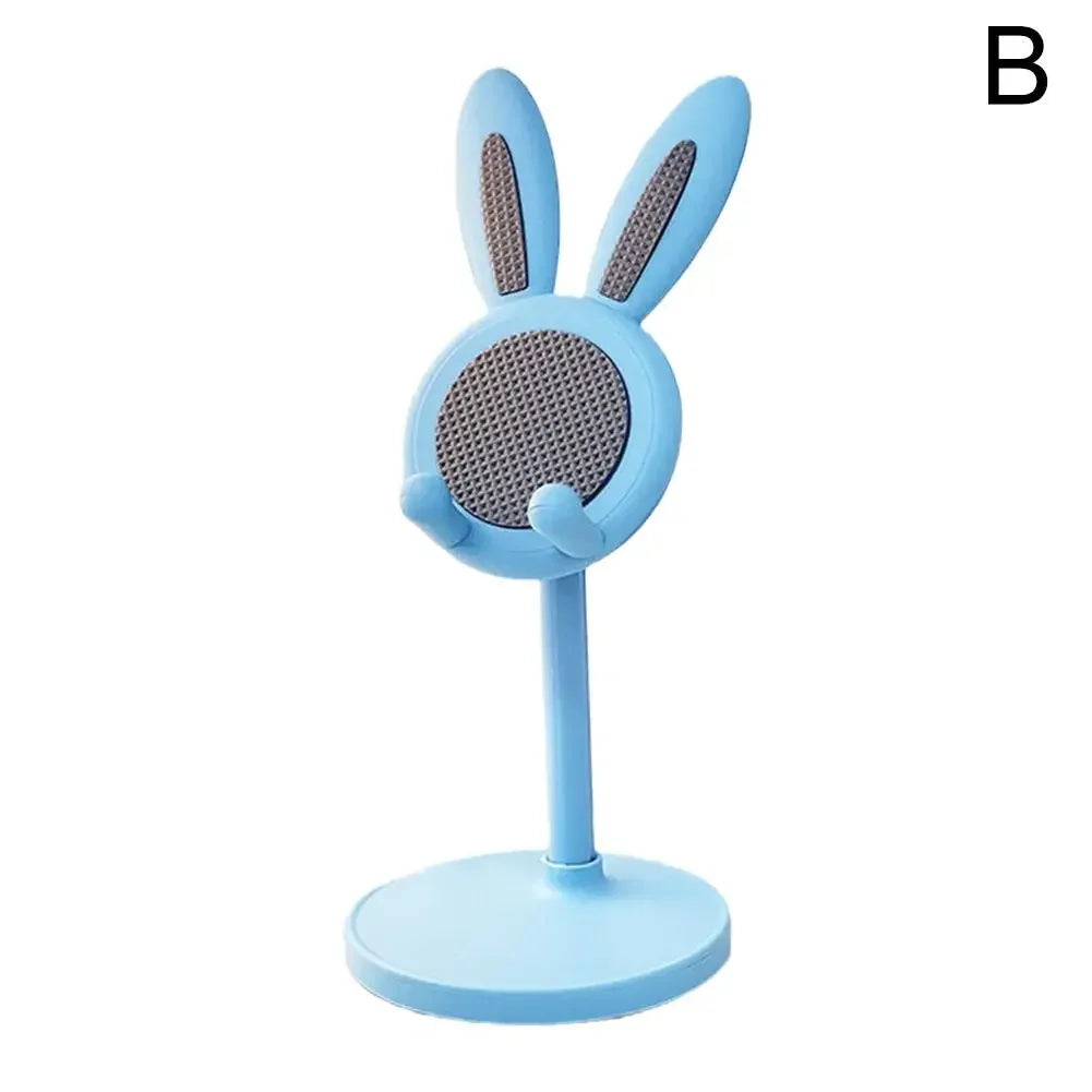 Cute Cartoon Bunny Phone Stand - Adjustable &amp; Compatible With IPhone, Kindle, IPad, Switch, Tablet &amp; More!