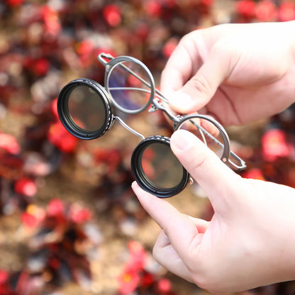 Customized Magnetic Myopia Clip on ND9 adjustable dimming sunglasses