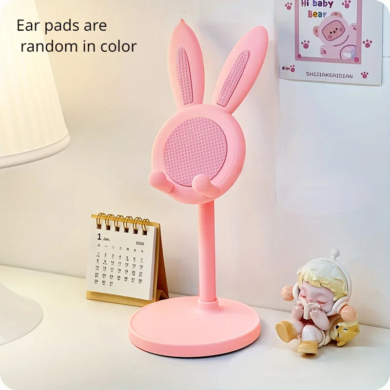 Cute Cartoon Bunny Phone Stand - Adjustable &amp; Compatible With IPhone, Kindle, IPad, Switch, Tablet &amp; More!