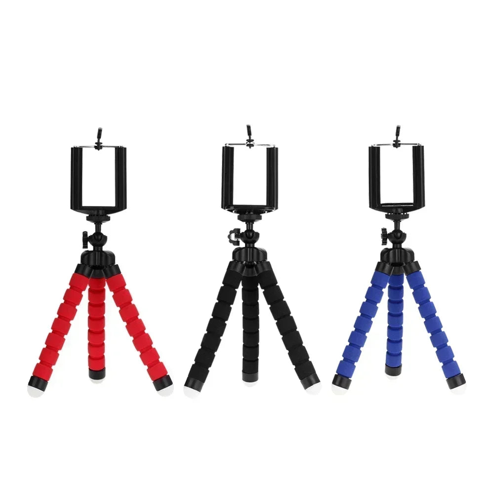Tripods Tripod For Phone Mobile Camera Holder Clip Smartphone Monopod Tripe Stand Octopus Mini Tripod Stativ Camera Holder Stand 